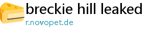 breckie hill leaked