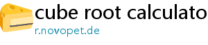 cube root calculator