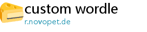 custom wordle